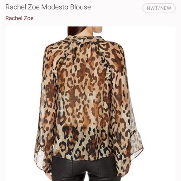 Leopard Blouse by Rachel Zoe - Picture 8 of 8